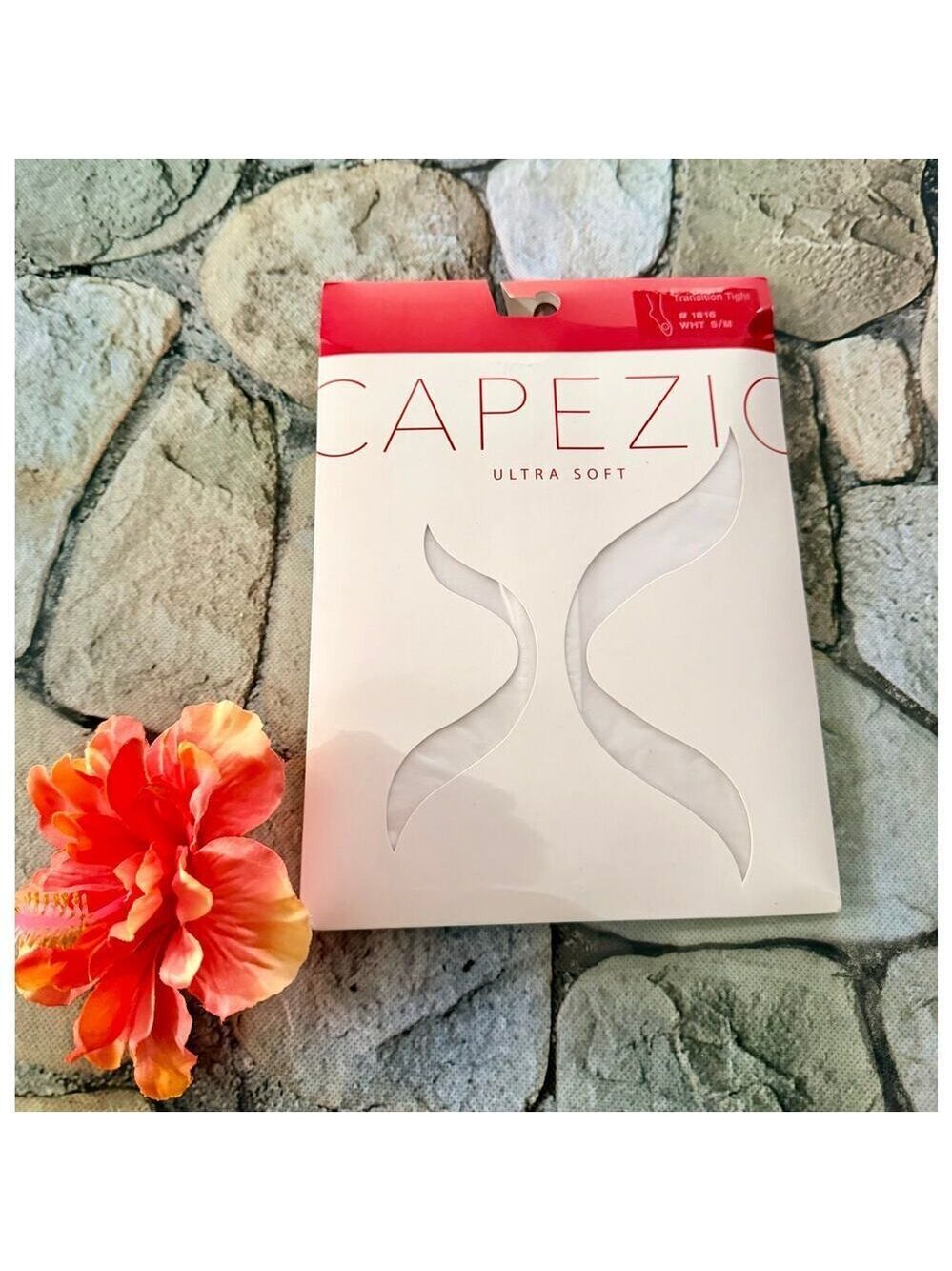 NEW WHITE CAPEZIO TIGHTS-small/medium